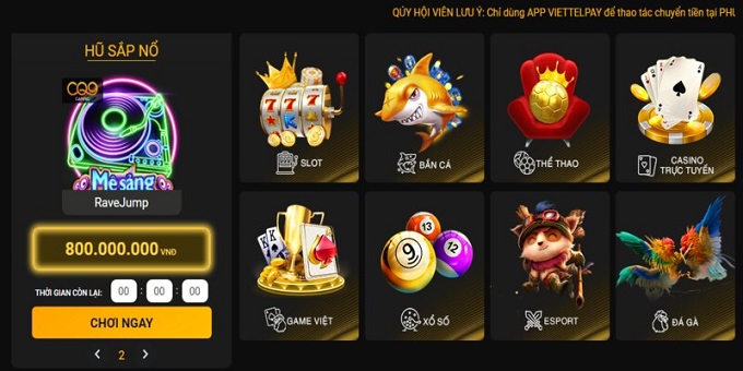 Bắn cá 888B Casino sở hữu hệ thống trò chơi đa dạng, hấp dẫn