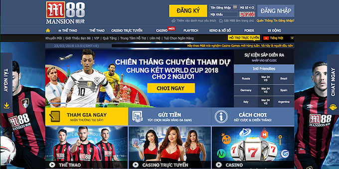 Chơi casino trực tuyến tại nhà cái M88